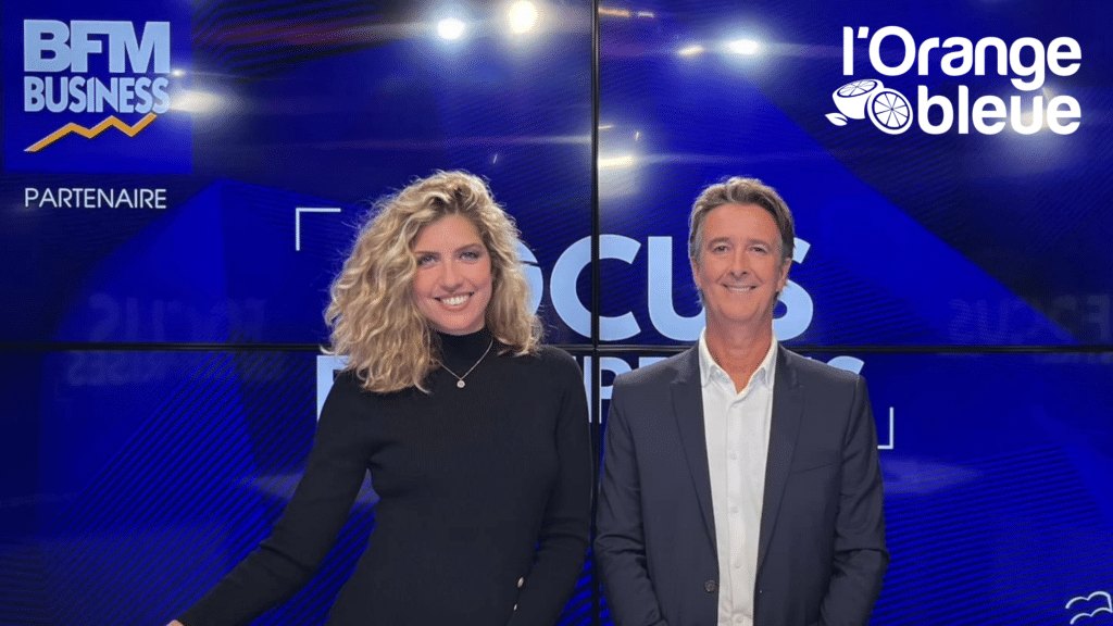 interview bfm tv thierry marquer lorange bleue